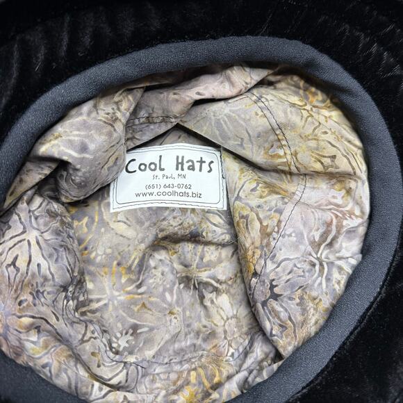 Velour bucket hat 90s made in Minnesota - Picture 3 of 3